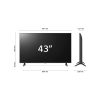 LG 43" 43UR781C0LK 108cm UHD 4K HDR Smart Led Tv