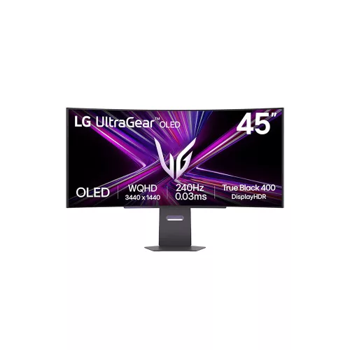 LG 45" 45GX900A-B UltraGear WQHD 21:9 Ívelt 240Hz OLED Monitor