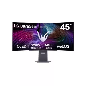   LG 45" 45GX90SA-B UltraGear WQHD 21:9 Ívelt 240Hz Smart OLED Monitor