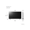 LG 55" 55UR78003LK 138cm UHD 4K HDR Smart Led Tv (Értékcsökkent)