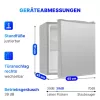 Bomann KB 7346 inox egyajtós hűtő
