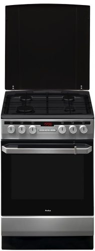 Amica A5KG8.2(XN)M ( 56013) inox multifunkciós ,kombinált tűzhely, programórával