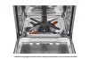 LG DB475TXS QuadWash™ beépíthető gőzös mosogatógép