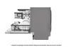 LG DB425TXS beépíthető mosogatógép