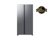 Samsung RS70F65QETEO Side-by-Side hűtőszekrény AI Energia üzemmóddal 659 L, matt metál