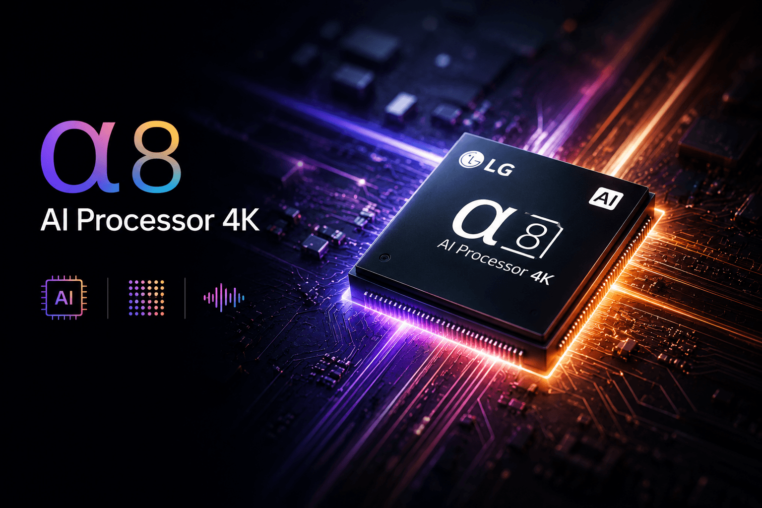 LG QNED Alpha 8 AI Processor
