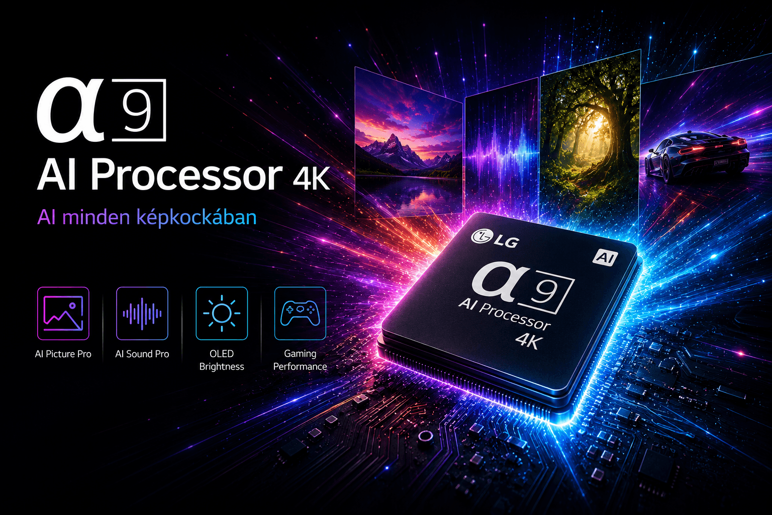 LG OLED C2 C3 Alpha 9 AI Processor