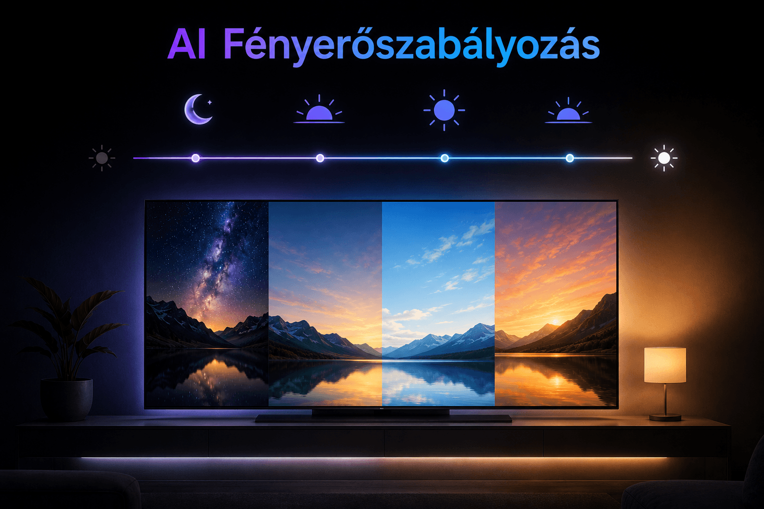 LG OLED C5 AI Fényerőszabályozás