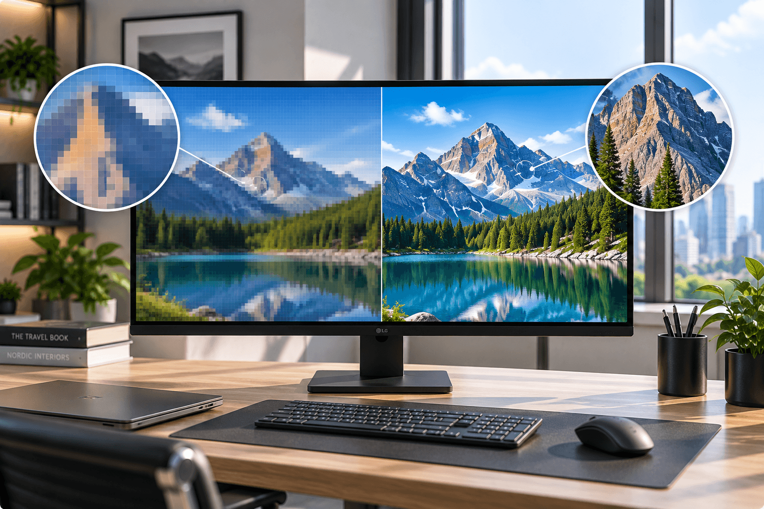 4K UHD és Full HD felbontás vizuális összehasonlítása