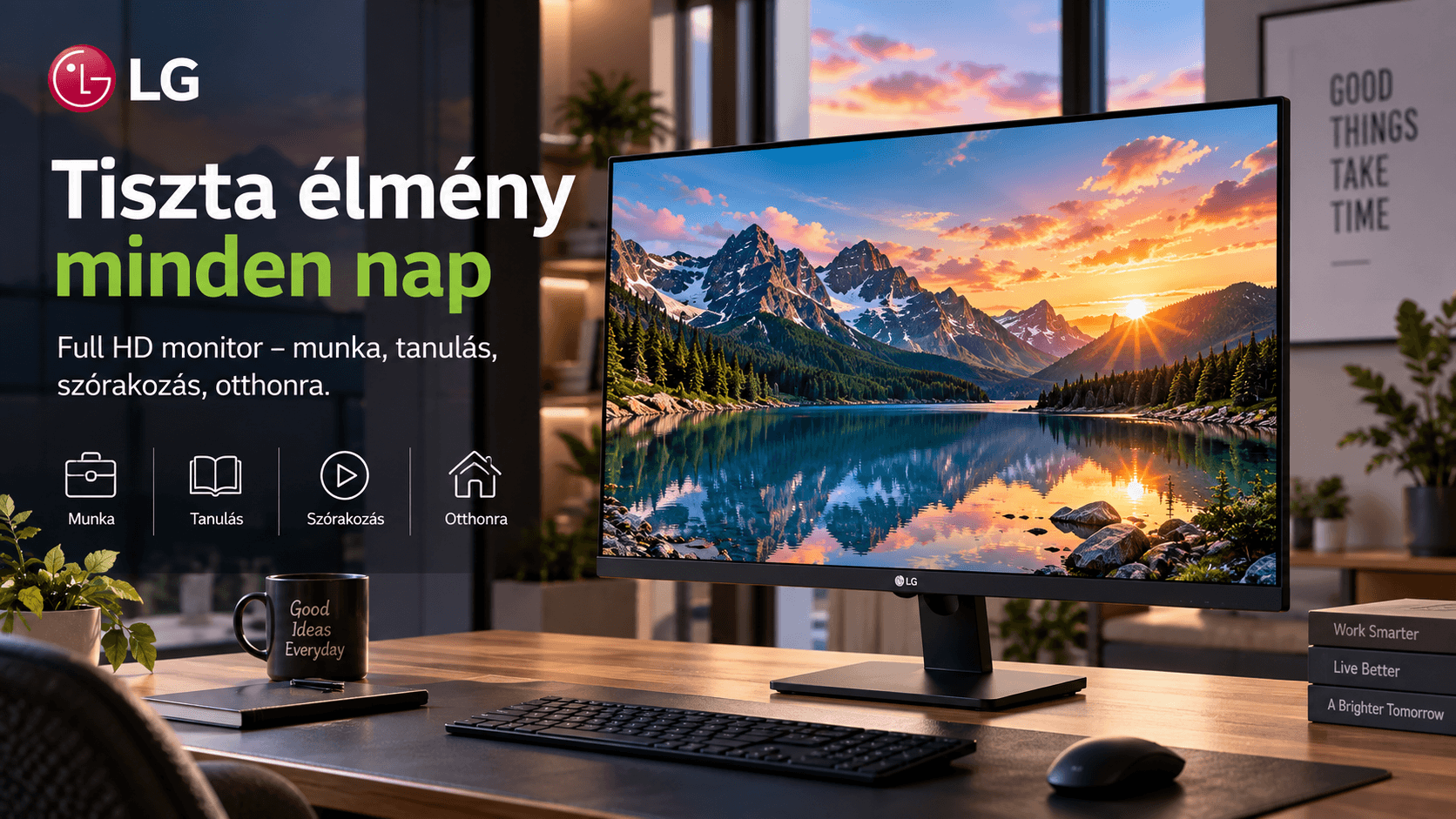 Full HD monitor otthoni és irodai használatra